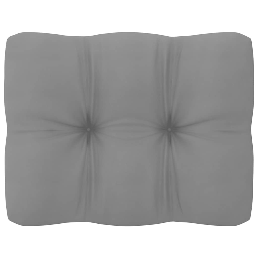 2-tlg. Garten-Lounge-Set mit Kissen Kiefer Massivholz