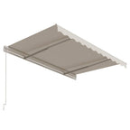 Markise Automatisch Einziehbar 300x250 cm Creme