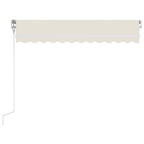 Markise Manuell Einziehbar 350x250 cm Creme