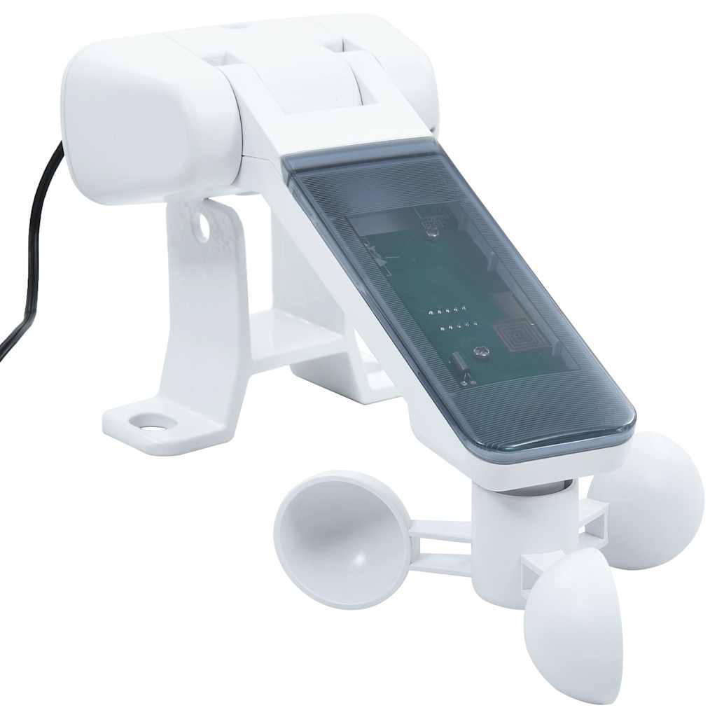 Automatische Markise mit LED Windsensor 500x300 cm Creme