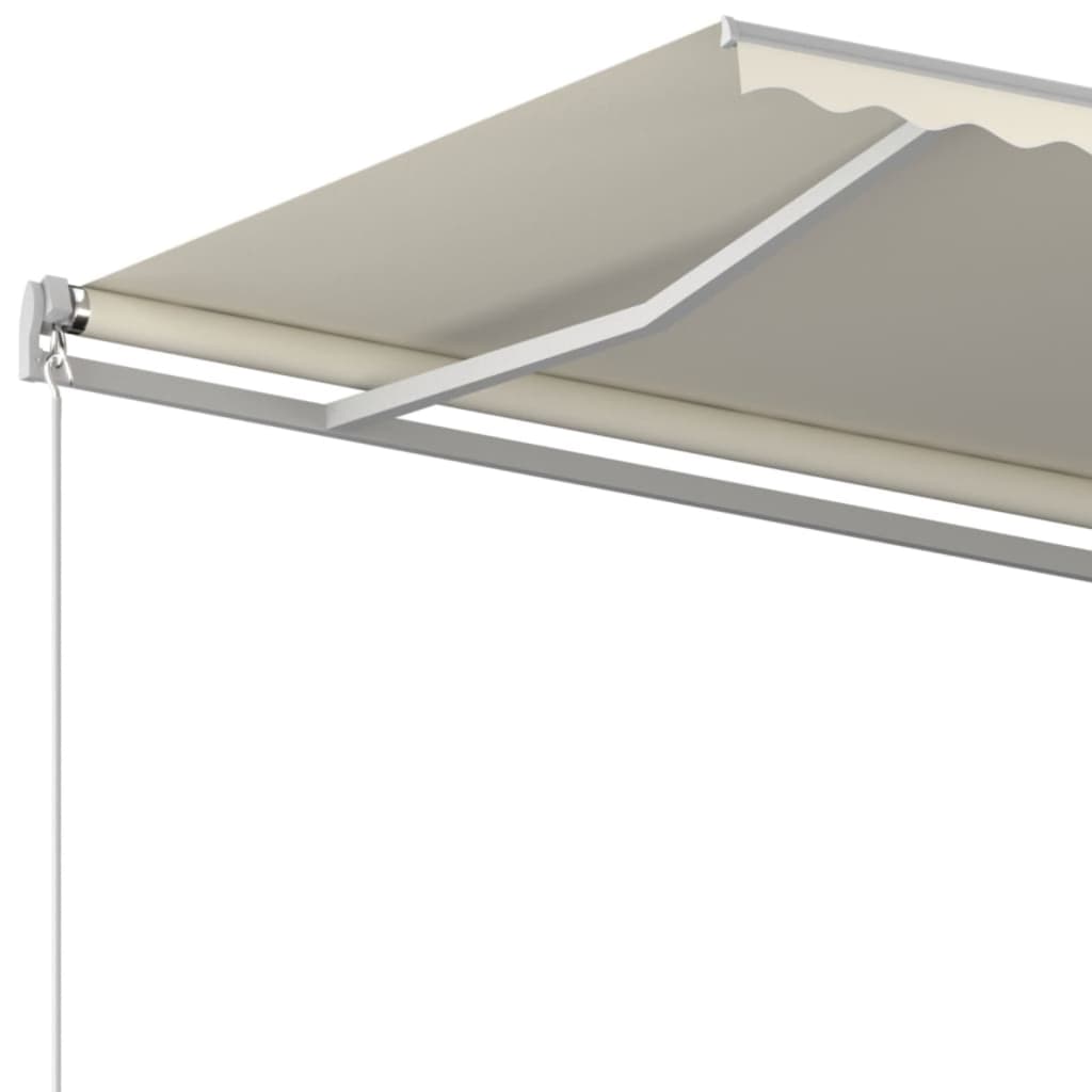 Markise Manuell Einziehbar 400x350 cm Creme