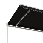 Markise Automatisch Einziehbar 450x350 cm Anthrazit