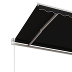 Markise Automatisch Einziehbar 500x350 cm Anthrazit