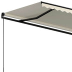Markise Manuell Einziehbar 450x300 cm Creme
