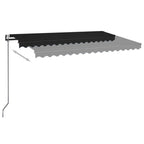 Markise Automatisch Einziehbar 400x350 cm Anthrazit