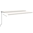 Markise Automatisch Einziehbar 500x350 cm Creme