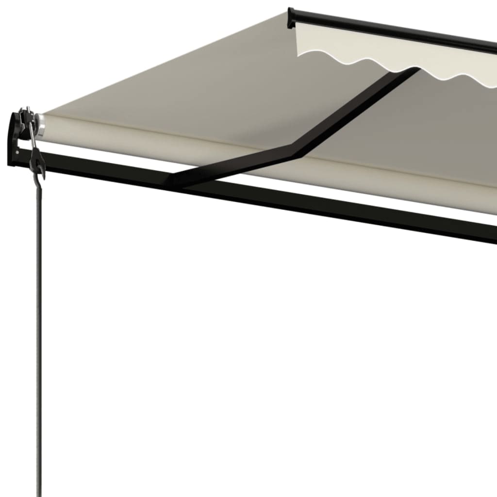 Markise Automatisch Einziehbar 500x350 cm Creme
