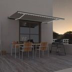 Automatische Markise mit LED & Windsensor 500x350 cm Creme