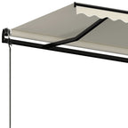 Markise Automatisch Einziehbar 600x350 cm Creme