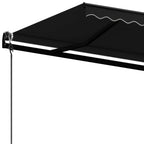 Markise Automatisch Einziehbar 600x350 cm Anthrazit
