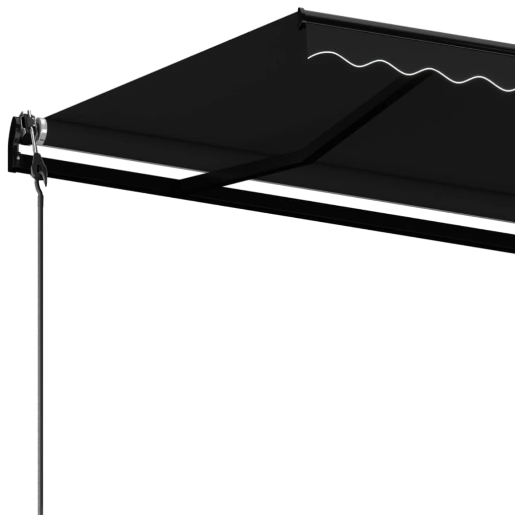 Markise Automatisch Einziehbar 600x350 cm Anthrazit