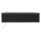 Markise Automatisch mit Rollo LED Windsensor 5x3m Anthrazit
