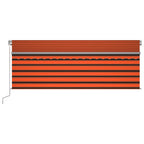 Markise Automatisch mit Rollo LED Windsensor 4,5x3m