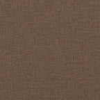 Relaxsessel mit Hocker Braun Stoff