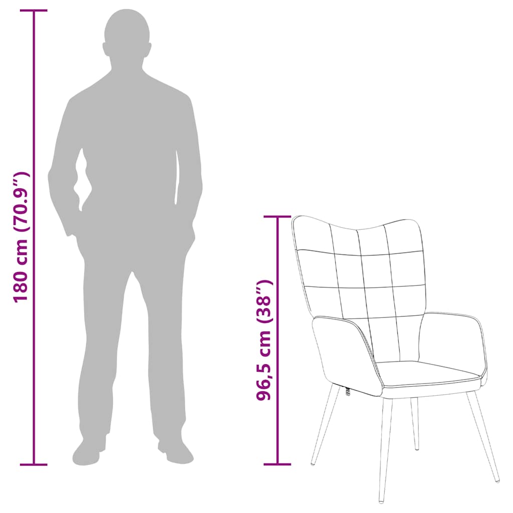 Relaxsessel Braun Stoff