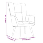 Relaxsessel Rosa Samt