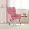 Relaxsessel Rosa Samt