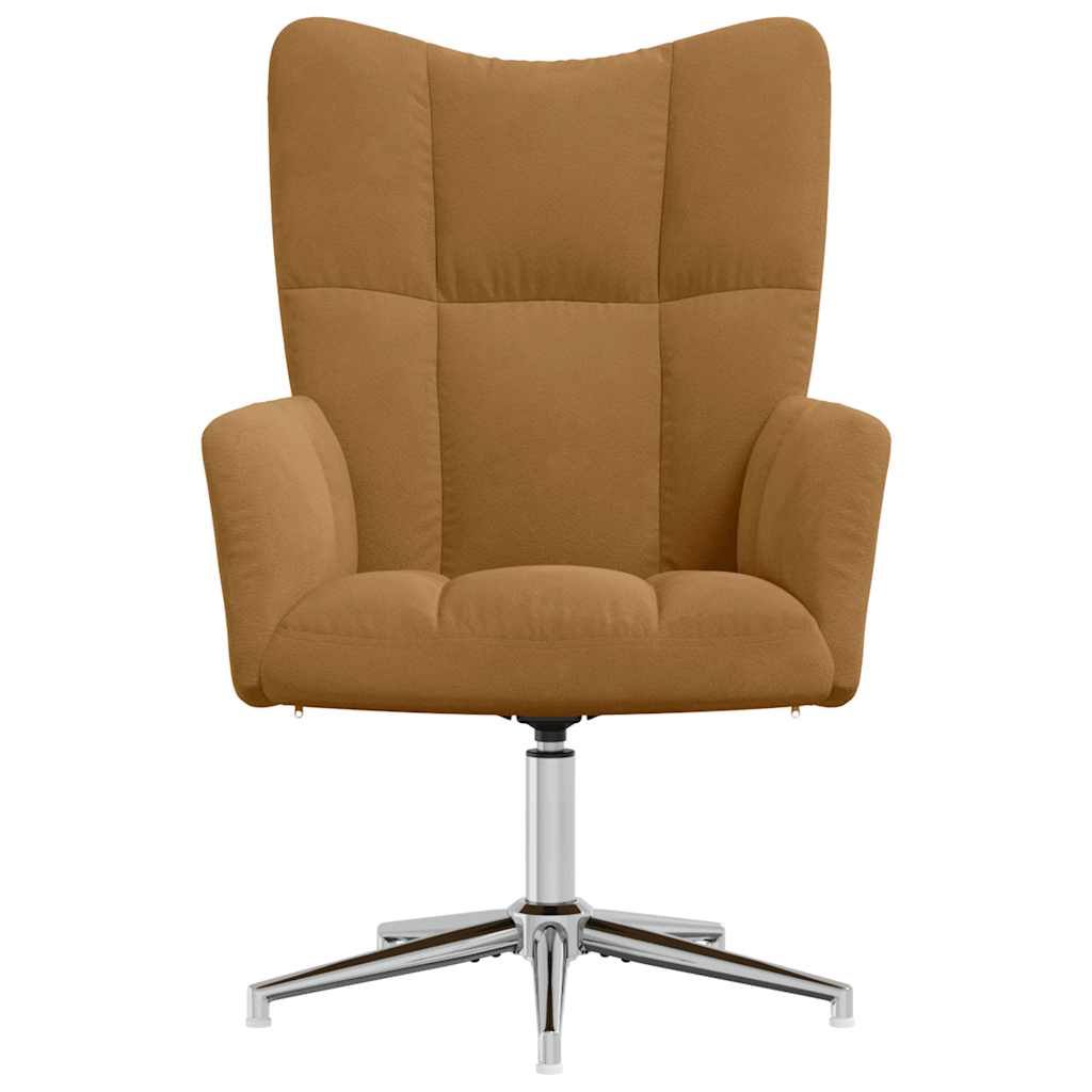 Relaxsessel Braun Samt