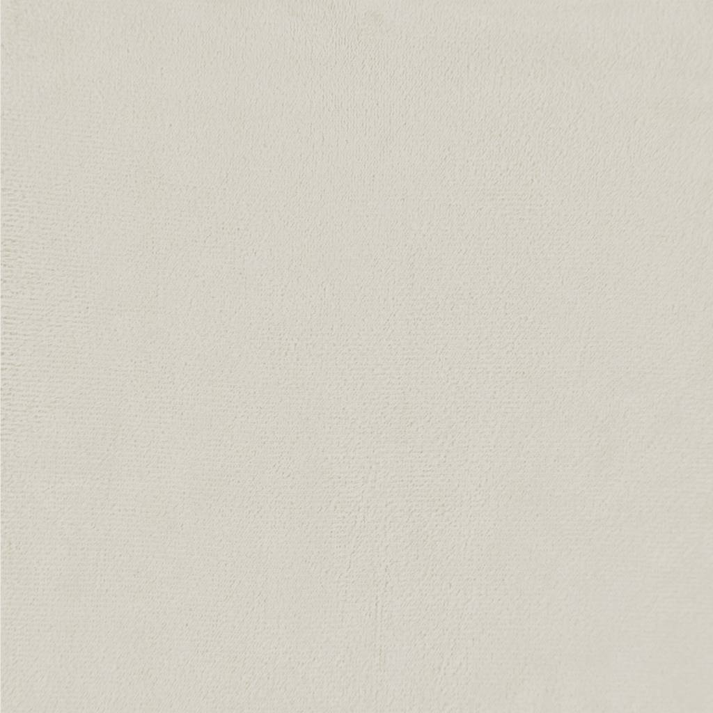 Schaukelstuhl Samt Creme