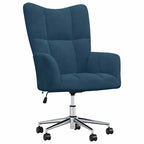 Relaxsessel Blau Samt