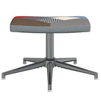 Relaxsessel mit Hocker Patchwork Stoff