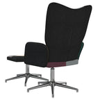 Relaxsessel mit Hocker Patchwork Stoff