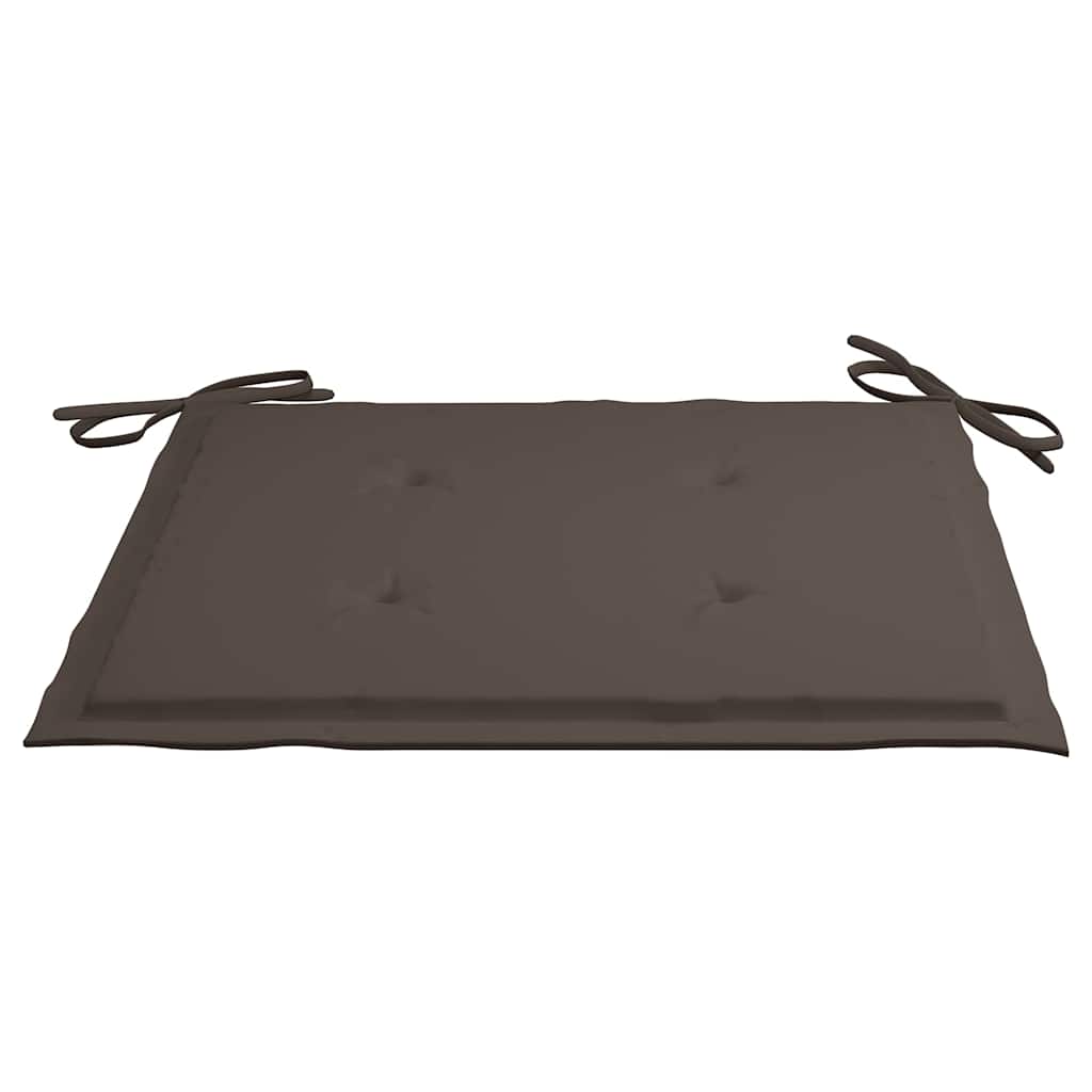 Klappbare Gartenstühle mit Kissen 4 Stk. Massivholz Teak