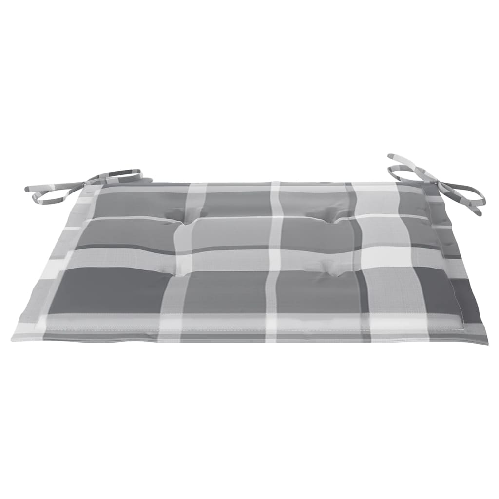 Klappbare Gartenstühle mit Kissen 6 Stk. Massivholz Teak