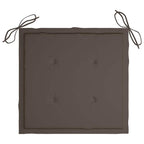 Klappbare Gartenstühle mit Kissen 8 Stk. Massivholz Teak