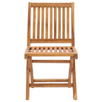 Klappbare Gartenstühle 8 Stk. Massivholz Teak