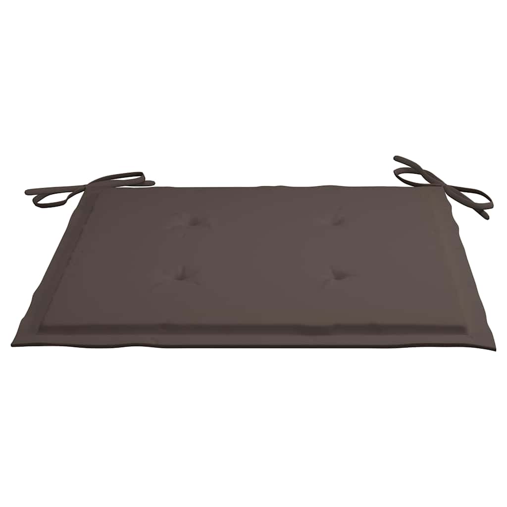 Klappbare Gartenstühle mit Kissen 4 Stk. Massivholz Teak