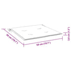 Gartenstühle 8 Stk. mit Anthrazit Kissen Massivholz Teak