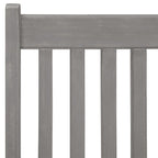 Verstellbare Gartenstühle 8 Stk. Grau Massivholz Akazie