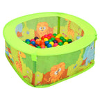 Bällebad mit 50 Bällen für Kinder 75x75x32 cm