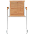 Gartenstühle 6 Stk. mit Kissen Massivholz Teak