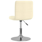 Esszimmerstühle 2 Stk. Drehbar Creme Stoff