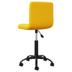 Bürostuhl Drehbar Senfgelb Samt