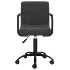 Bürostuhl Drehbar Schwarz Samt
