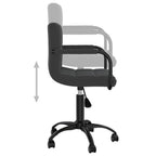 Bürostuhl Drehbar Schwarz Samt