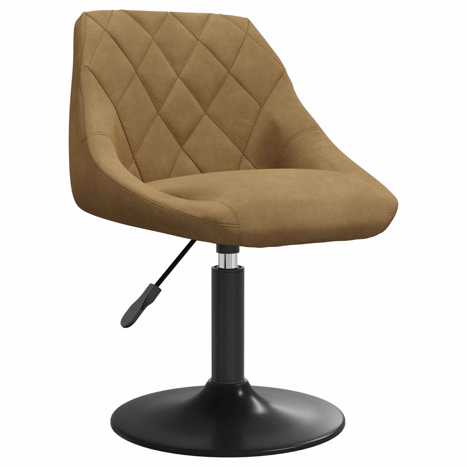 Drehbare Esszimmerstühle 2 pcs Braun 46 x 44 x 77,5 cm