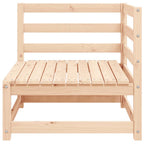 Garten-Ecksofas 2 Stk. mit Kissen Massivholz Kiefer