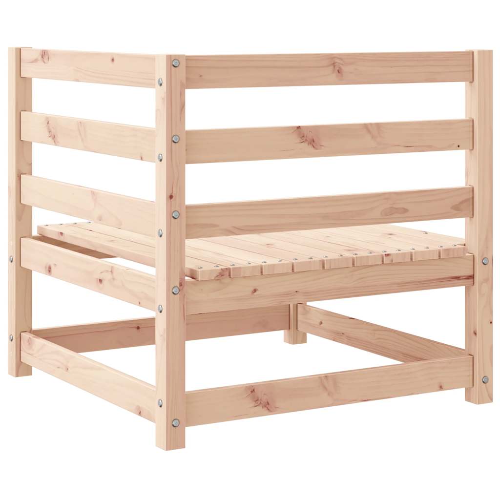 Garten-Ecksofas 2 Stk. mit Kissen Massivholz Kiefer