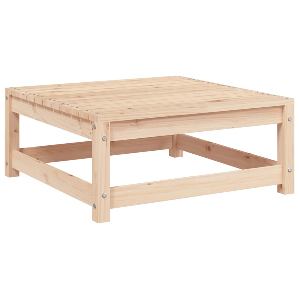 2-tlg. Garten-Lounge-Set mit Kissen Massivholz Kiefer