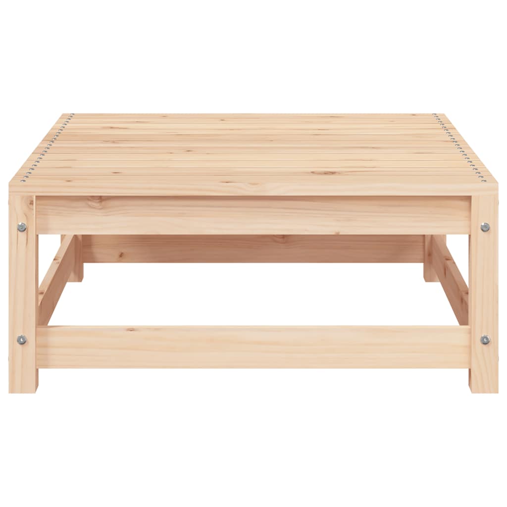 2-tlg. Garten-Lounge-Set mit Kissen Massivholz Kiefer