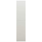 Schließfachschrank Hellgrau 90x40x180 cm Stahl