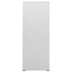 Aktenschrank Hellgrau 46x62x164 cm Stahl