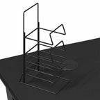 Gaming-Schreibtisch mit Y-Gestell Schwarz 90x60x75 cm