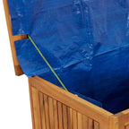 Garten-Aufbewahrungsbox 113x50x58 cm Massivholz Akazie