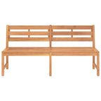 Gartenbank 180 cm Massivholz Teak
