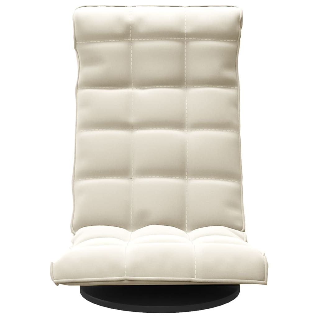 Bodenstuhl Drehbar Creme Samt